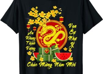 Vietnamese Lunar New Year 2024 Tet Viet Chuc Mung Nam Moi T-Shirt