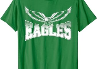 Vintage Eagles Flying Eagles Fly Bird Inspirational 70s Gift T-Shirt