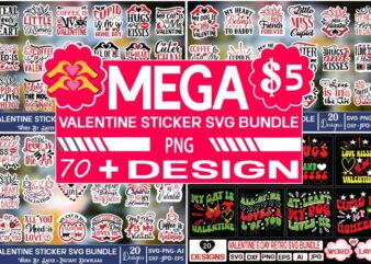 Valentine’s Day Sticker Svg Bundle