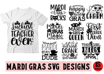 Mardi gras SVG designs Bundle,Mardi Gras SVG design Bundle, Louisiana SVG design , New Orleans SVG design , Crawfish design , Fleur De Li