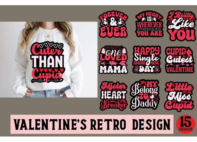 Valentines Day designs mega bundle,T shirt svg, Gnome svg designs, Cupid svg, Heart svg, Love day retro, Cricut svg png designs, Designs sv