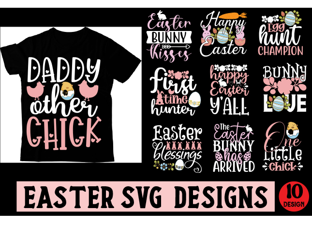 Happy Easter SVG PNG, Easter Bunny Svg, Kids Easter Svg, Easter Shirt Svg, Easter Svg, Easter Teacher Svg, Bunny Svg, Svg files for cricut