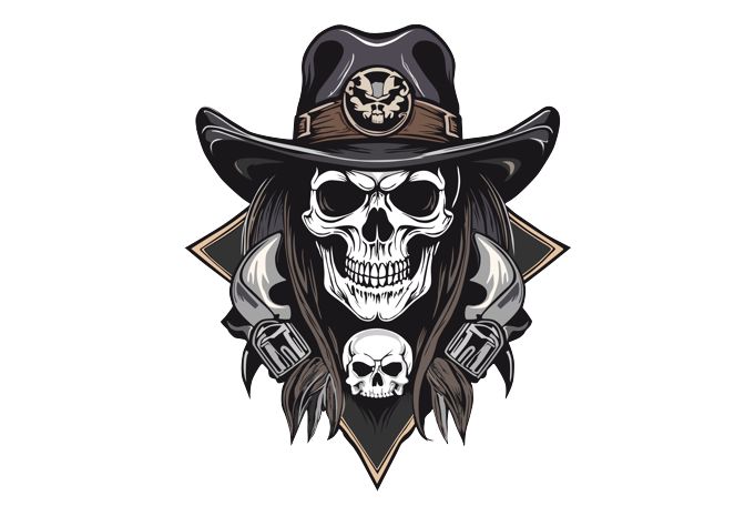 teschio da cowboy
