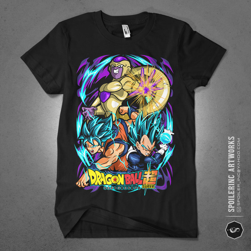 20 dragonball artwork for tshirt design bundle illustration