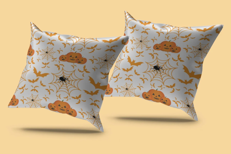 Halloween 40 Illustration and 60 Seamless Pattern 100 Combo Bundle