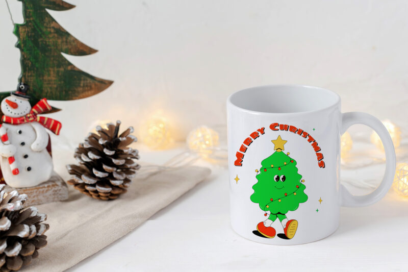 Y2k,Retro Christmas Mascot Sublimation