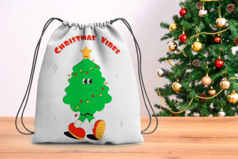 Y2k,Retro Christmas Mascot Sublimation