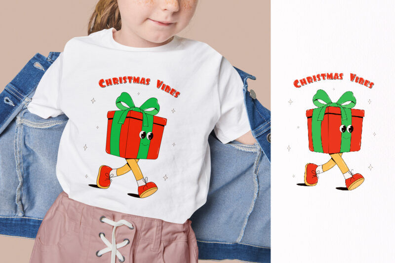 Y2k,Retro Christmas Mascot Sublimation