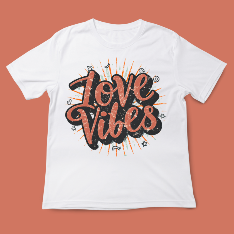 love vibes, love quote, valentines day, t-shirt design, 14 FEB, LOVE, typography t-shirt design, vintage typography t-shirt design