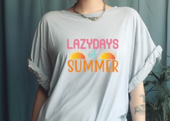 Lazydays of Summer t shirt vector graphic