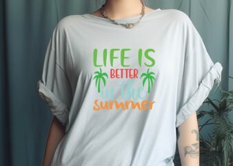 Life is Better in the Summer t shirt vector graphic