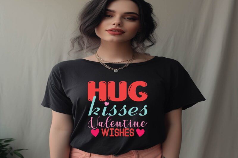 Hug Kisses Valentine Wishes