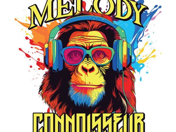 Music monkey t shirt designs for sale