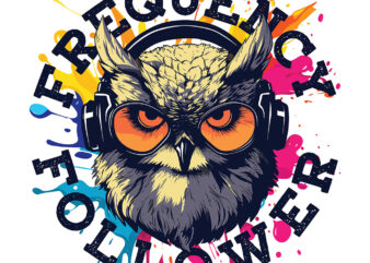 Music Owl t shirt designs for sale