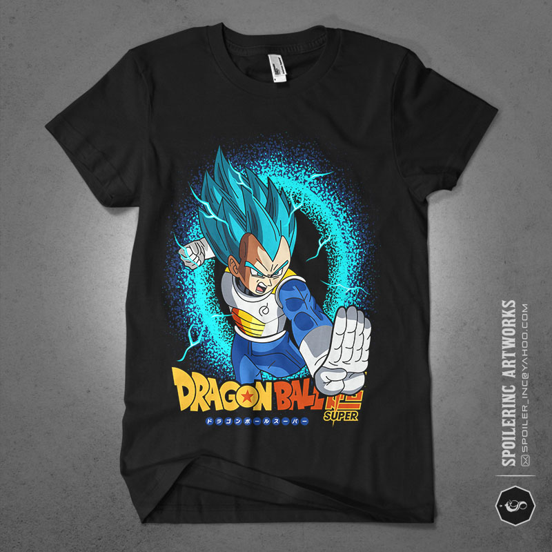 20 dragonball artwork for tshirt design bundle illustration