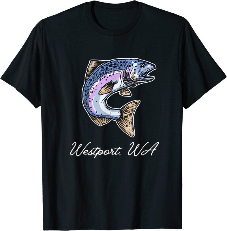 Fish On Salmon Fishing T-Shirt 2 - Salmon Trout T-Shirts