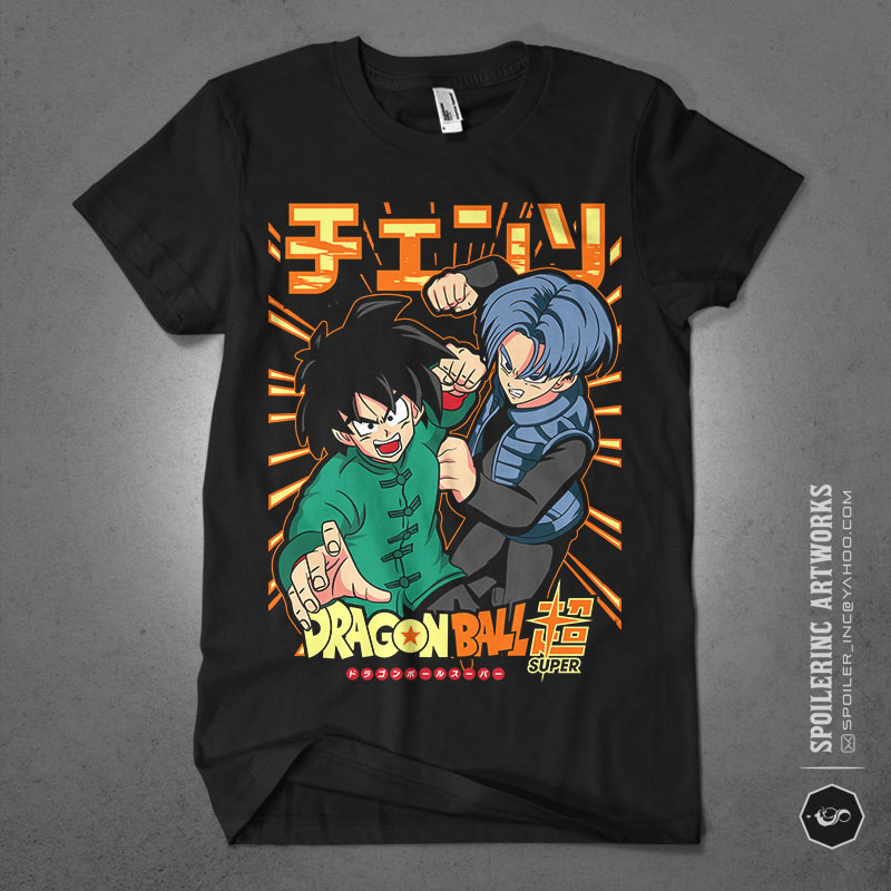 20 dragonball artwork for tshirt design bundle illustration