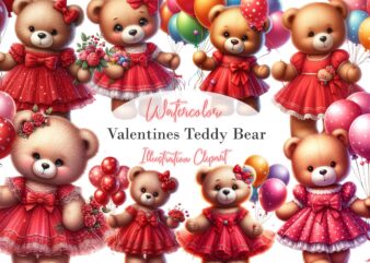 Valentines Day Teddy Bear Png Clipart t shirt vector art