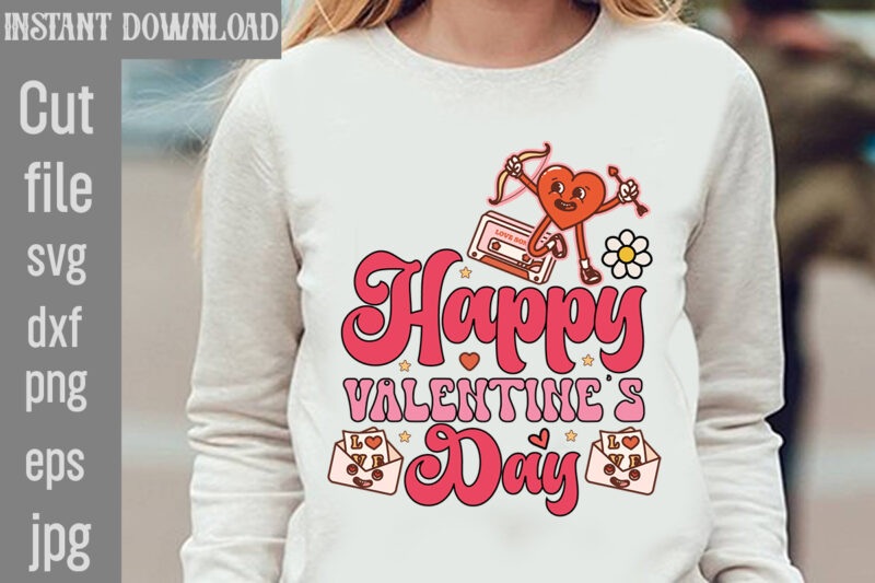 Retro Valentines PNG Sublimation Bundle,Valentines Sublimation Design,valentine svg, Love Svg, Heart svg, Love day svg, Cupid svg, Valentine