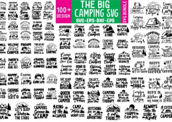 Mega Camping T-shirt Bundle,Mega Camping SVG Bundle ,camping tee shirt Designs,100 T-shirt Designs,Mega Camping SVG Bundle ,camping tee shi