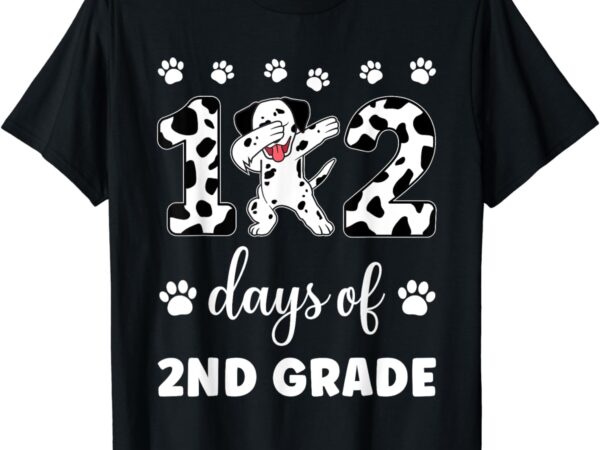 102 day of 2nd grade 100 days smarter teacher dalmatian dog t-shirt