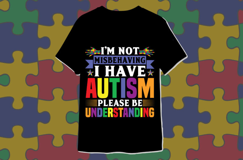 Autism Awareness t-shirt designs bundle