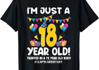 172 Leap Day 2024 72 Years Old Birthday Leap Year Feb 29th T-Shirt