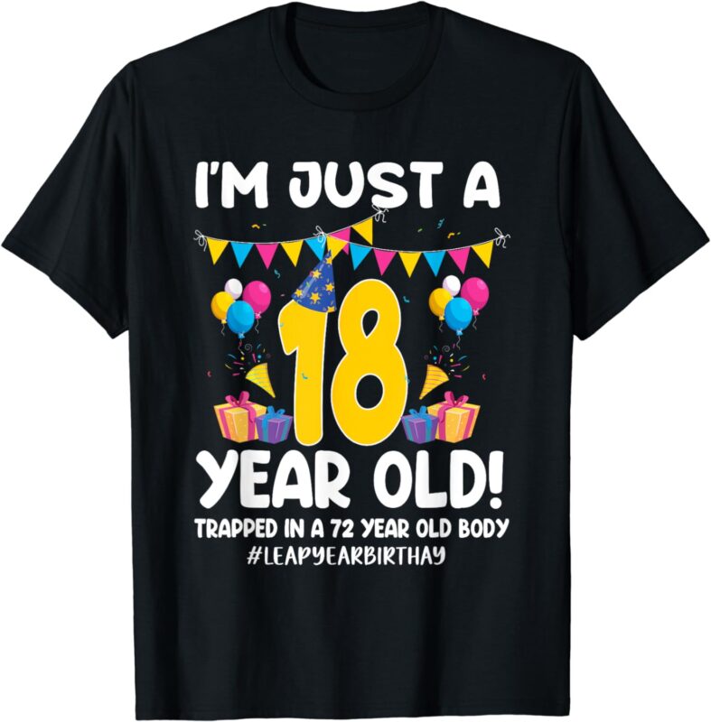 172 Leap Day 2024 72 Years Old Birthday Leap Year Feb 29th T-Shirt