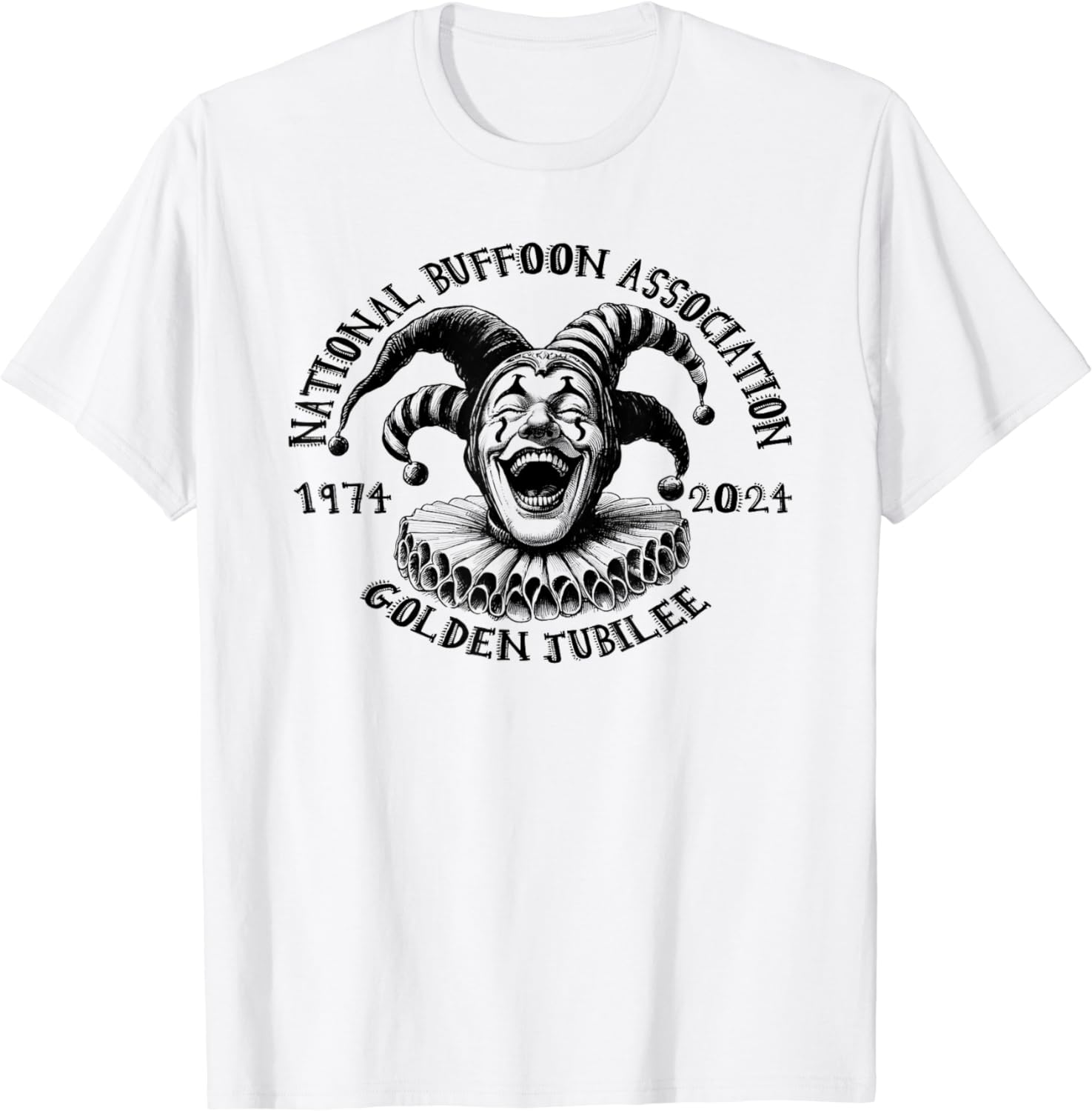 1974-2024 NATIONAL BUFFOON ASSOCIATION GOLDEN JUBILEE T-Shirt - Buy t ...