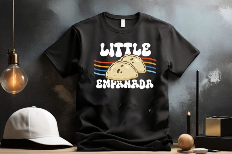 Little Empanada Mexican Venezuela Food Empanada T-Shirt design vector, empanada shirt, Empanada Lover, Food Lover, Empanada shirt, Empanada