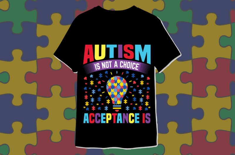 Autism Awareness t-shirt designs bundle