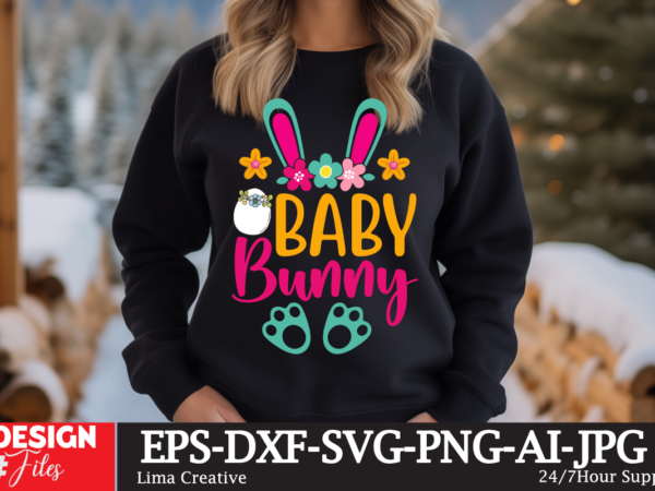 Baby bunny svg cut file ,happy easter svg png, easter bunny svg, kids easter svg, easter shirt svg, easter teacher svg, bunny svg, svg files t shirt template