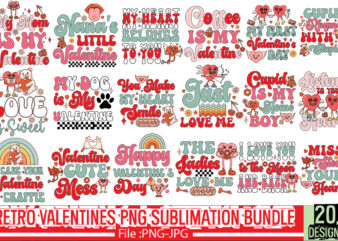Retro Valentines PNG Sublimation Bundle,Valentines Sublimation Design,valentine svg, Love Svg, Heart svg, Love day svg, Cupid svg, Valentine