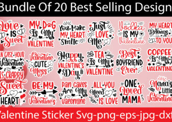 Valentine sticker svg bundle,valentines day sticker bundle,valentine’s day sticker bundle, valentine’s svg and png, retro valentine stickers