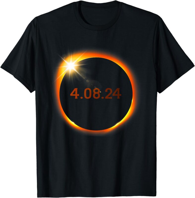 2024 Solar Eclipse American Totality Spring 4.08.24 T-Shirt