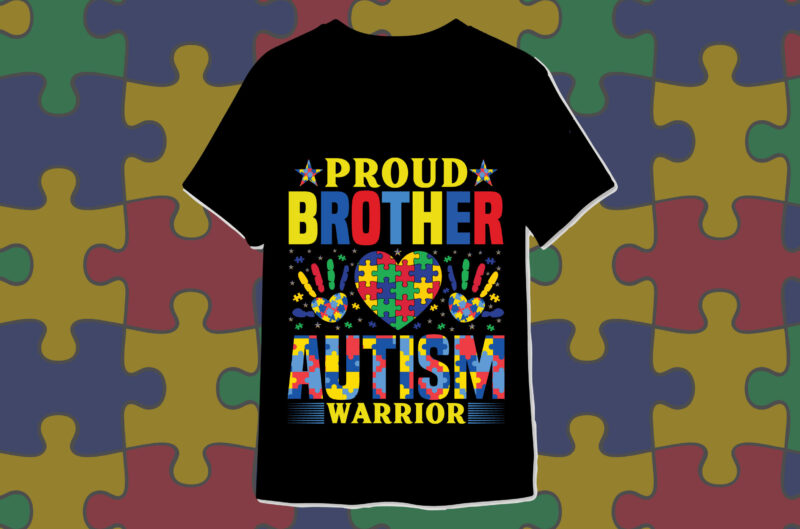 Autism Awareness t-shirt designs bundle