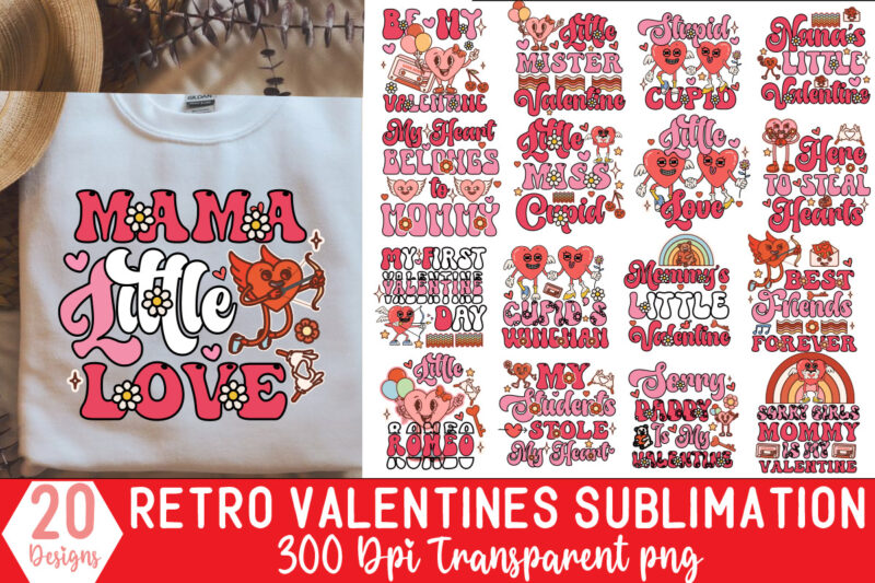 Retro Valentines PNG Sublimation Bundle,Valentines Sublimation Design,valentine svg, Love Svg, Heart svg, Love day svg, Cupid svg, Valentine