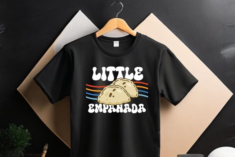 Little Empanada Mexican Venezuela Food Empanada T-Shirt design vector, empanada shirt, Empanada Lover, Food Lover, Empanada shirt, Empanada