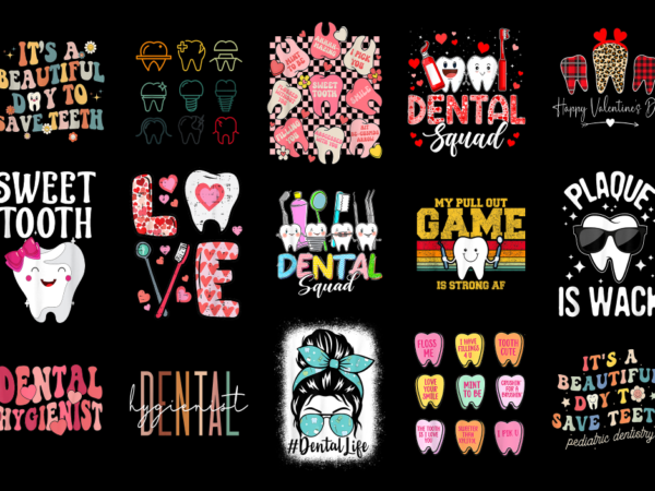 15 dentist shirt designs bundle p3, dentist t-shirt, dentist png file, dentist digital file, dentist gift, dentist download, dentist design
