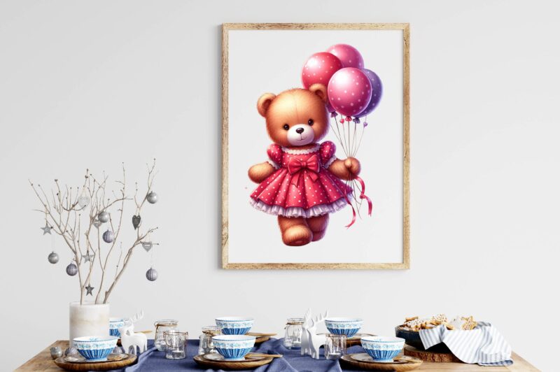 Valentines Day Teddy Bear Png Clipart