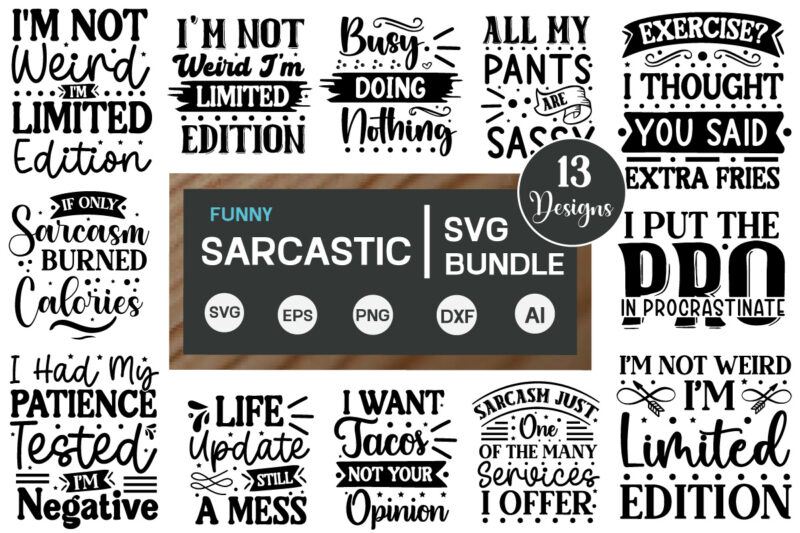 Funny Sarcastic SVG Bundle, Funny Sarcastic SVG Designs, Sarcastic SVG, Funny Sarcastic, Sarcastic Bundle, Funny Bundle, Sarcastic svg, Sarc