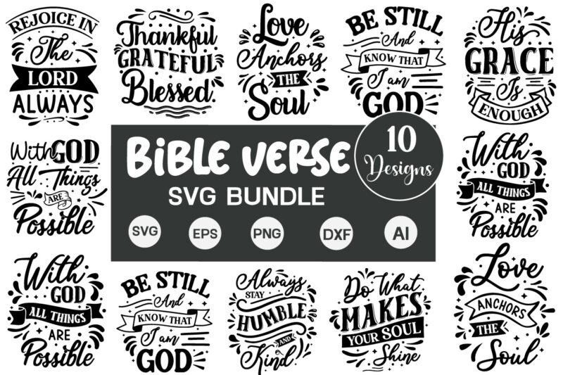 Bible Verses SVG Bundle, Religious Quotes Cut Files, Bible Verses svg, christain Bible, christain quotes Svg, cut files, printable quotes, s