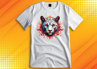 Panther Head t shirt illustration