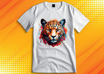 Panther Head t shirt illustration