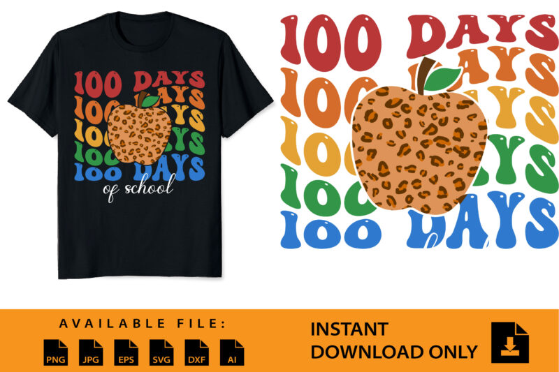 100 Days Of School Teacher And Student T-Shirt