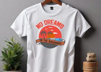 Bahamas Trip 2024 No Dramas In The Bahamas Vacation Matching T-Shirt design vector, In The Bahamas Vacation, Bahamas Trip 2024, Bahamas