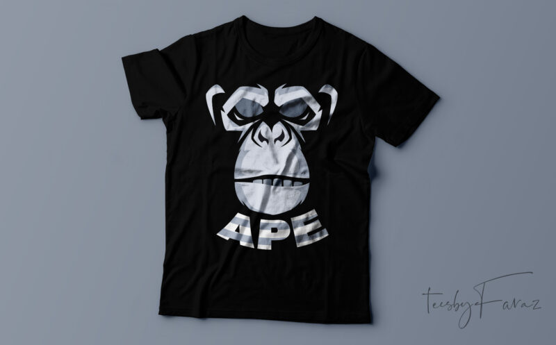 ”APE” tshirt design