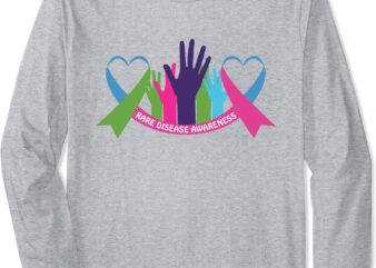 Awareness Rare Disease Day 2024 Long Sleeve T-Shirt