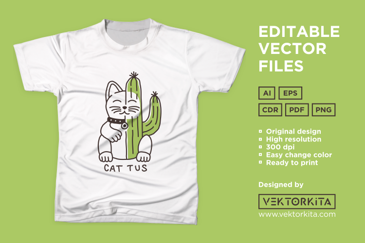 Cat Tus Cat Cactus