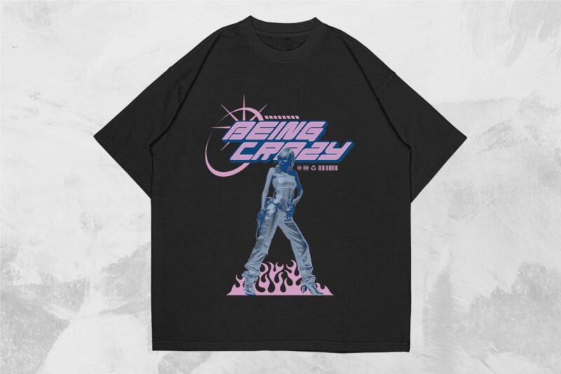 Most Trending Streetwear Mega Bundle, Graphic T shirt Vector, Y2k, Graffiti, Cyberpunk, Brutalism, Urban T-shirt Designs Commercial Use
